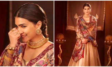 Customized Outfit by Kriti Sanon's Sukriti and Aakriti: A Tale of Kalamkari Shawl