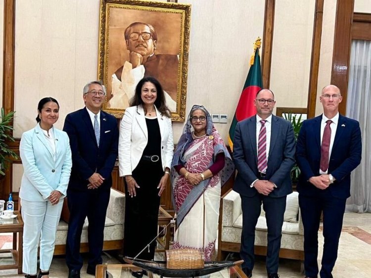 U.S. Under Secretary of State Uzra Zeya Meets with the PM of Bangladesh