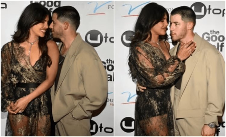 Priyanka Chopra Shines in a Dazzling See-Through Gown, Captivating at Nick Jonas's Film Premiere