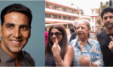 Maharashtra Polls: Akshay Kumar Applauds Voting Arrangements, Farhan Akhtar Urges Civic Participation