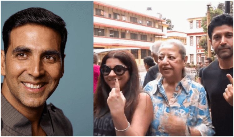 Maharashtra Polls: Akshay Kumar Applauds Voting Arrangements, Farhan Akhtar Urges Civic Participation